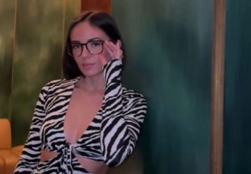 agathe auproux robe zebree instagram video sexy