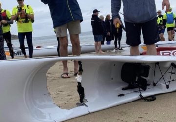 Attaque requin blanc kayak australie