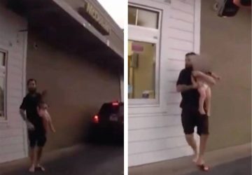 bouclier humain bébé