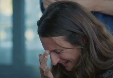 camille cottin larmes papa video
