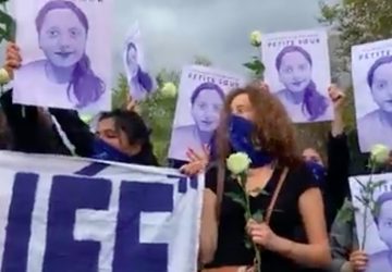 Manifestation pour Lola Paris