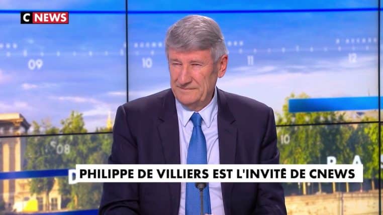 philippe de villiers cnews polemique emmanuel macron