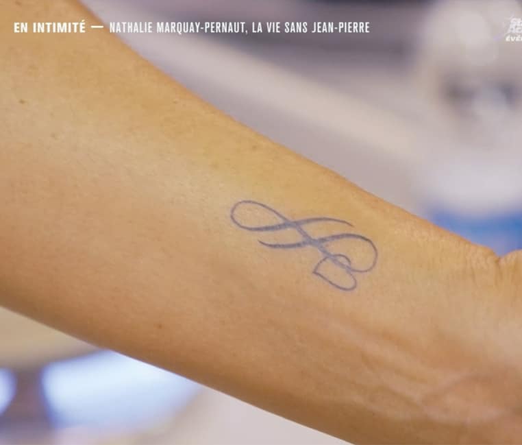 Nathalie marquay tatouage hommage jean pierre Pernaut