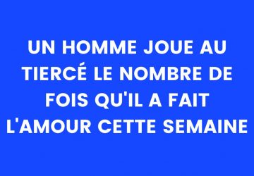 blague tiercé