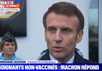 Réintégration des soignants non-vaccinés : pour Emmanuel Macron, la décision revient aux scientifiques et non au gouvernement