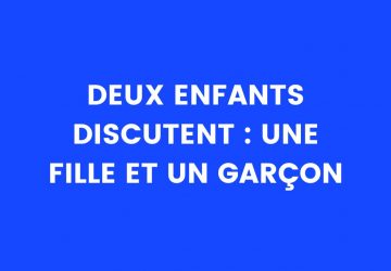 deux enfants blague