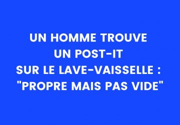 blague lave vaisselle