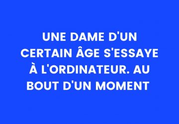 blague vieille dame