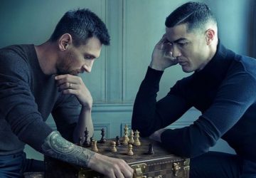 cristiano ronaldo lionel messi toile louis vuitton