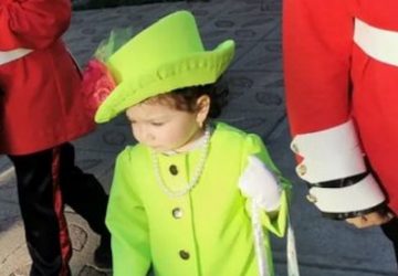 elizabeth II deguisement petite fille