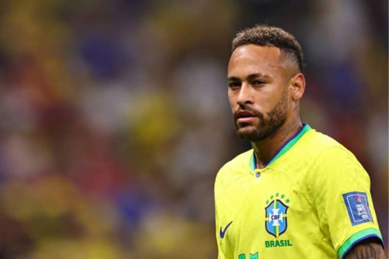 neymar blessure cheville bresil coupe du monde