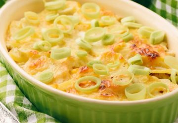 tartiflette poireauflette poireaux recette