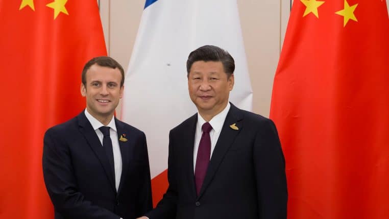 emmanuel macron xi jinping