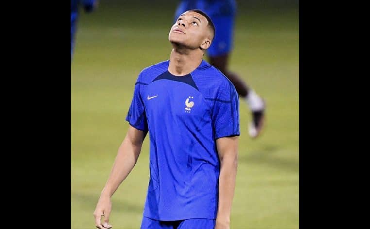 Coupe du Monde football Qatar Kylian Mbappe équipe de France attaquant