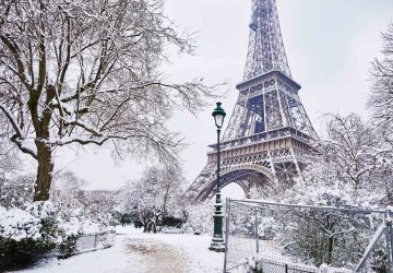 Paris neige tour eiffel températures france météo