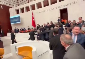 Parlement turquie député bagarre