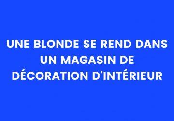 blague blonde