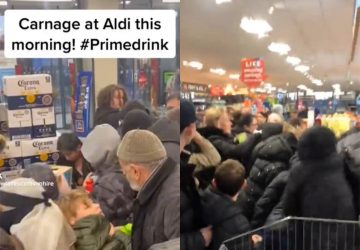 Emeutes dans les magasins Aldi