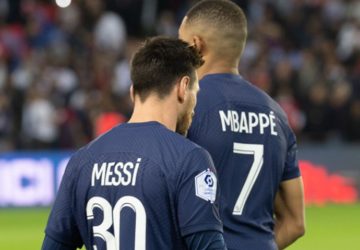 lionel messi kylian mbappe maillots paris saint-germain