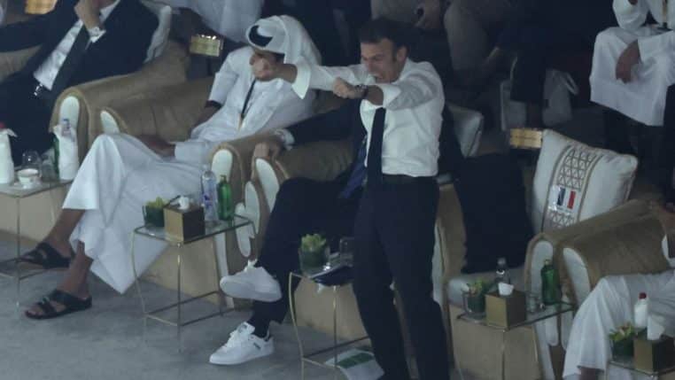 macron match france argentine coupe du monde