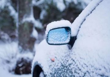 neige voiture