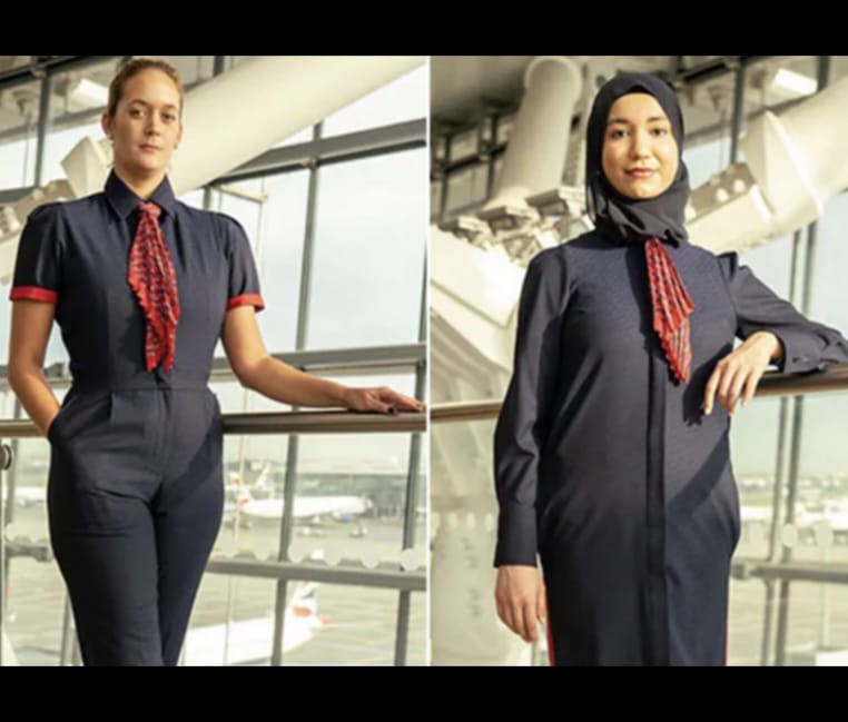 British Airways uniforme 2023