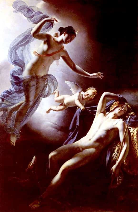 tableau art diane et endymion madonna amiens