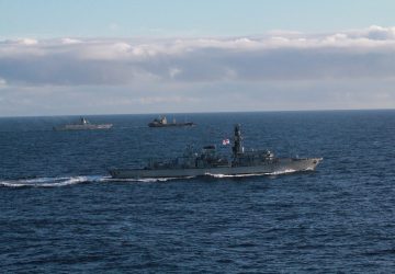 Un navire de guerre Russe aperçu dans le détroit du Pas-De-Calais