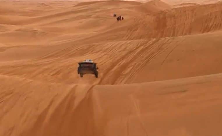accident dakar pilote desert dunes
