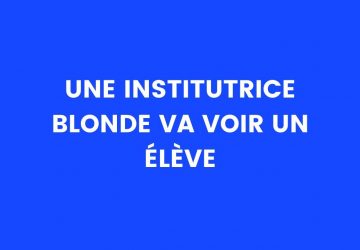 blague blonde