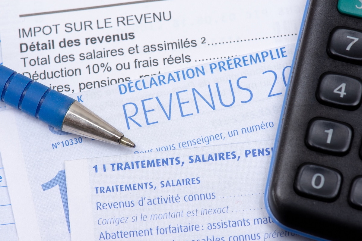 Impôts : déclaration fiscale française préremplie avec la pa