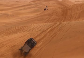 dakar pilote accident desert dunes