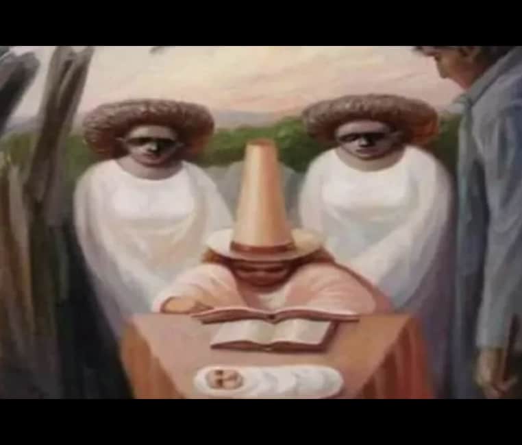 illusion d'optique personnalité photo image