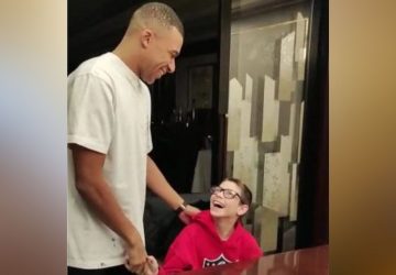 kylian mbappe enfant malade surprise (2)