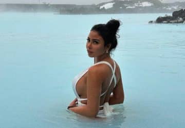 maeva ghennam islande instagram maillot bain