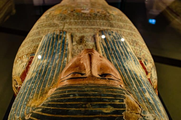 sarcophage egypte objet rare etats-unis