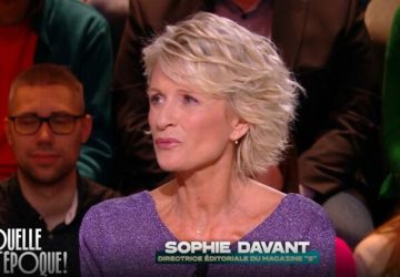 sophie davant critique age repond