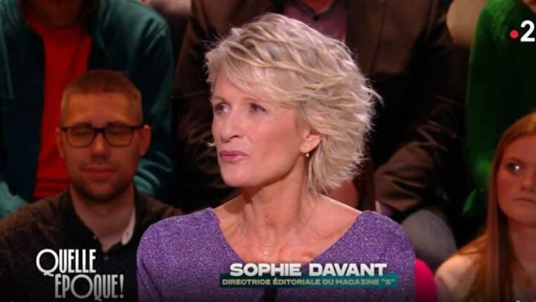 sophie davant critique age repond