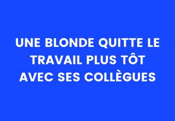 blague blonde