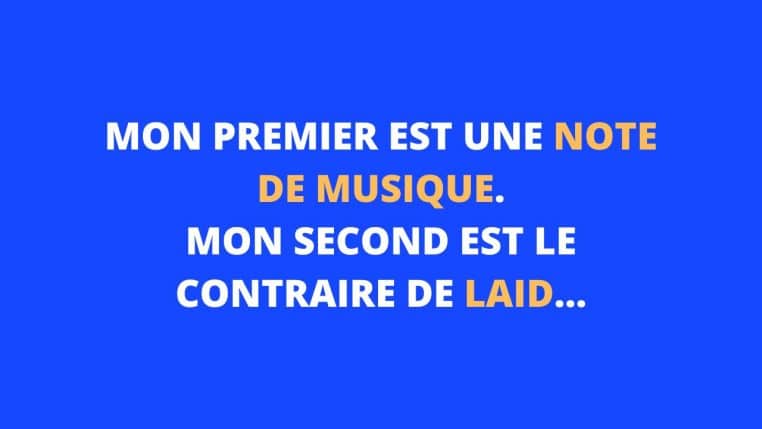 énigme charade devinette réflexion culture