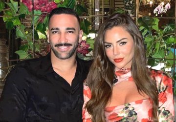 Léna Guillou et Adil Rami