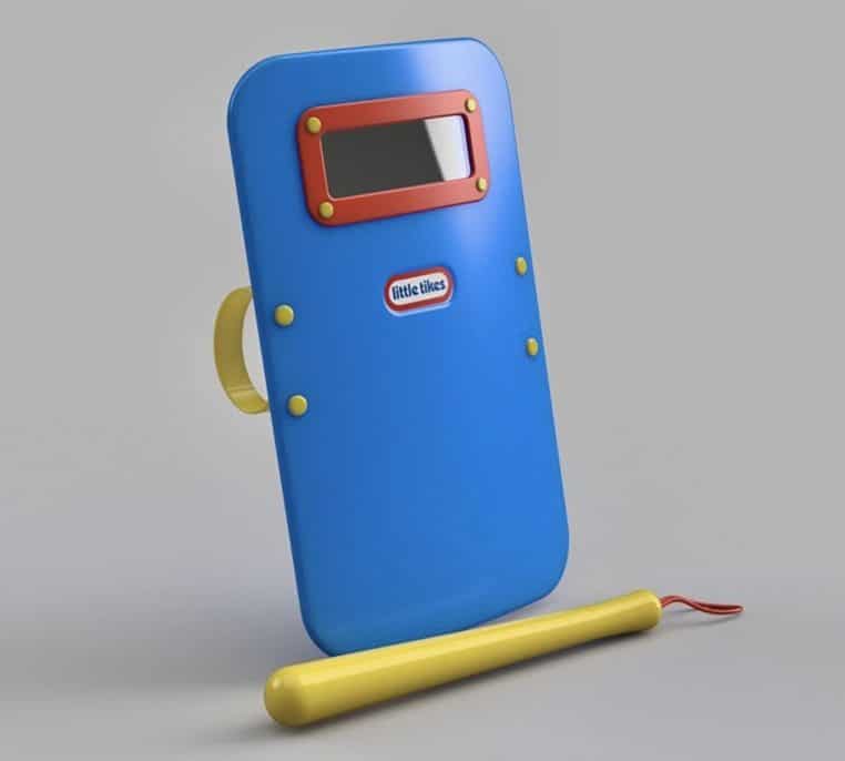 Jouets pour enfants censés représenter des thèmes de la vie d'adulte