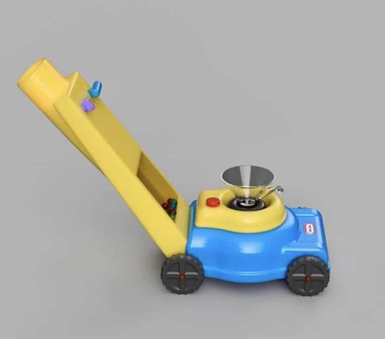 Jouets pour enfants censés représenter des thèmes de la vie d'adulte