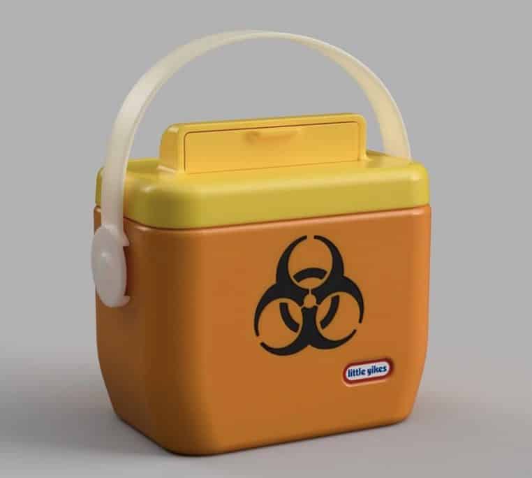 Jouets pour enfants censés représenter des thèmes de la vie d'adulte