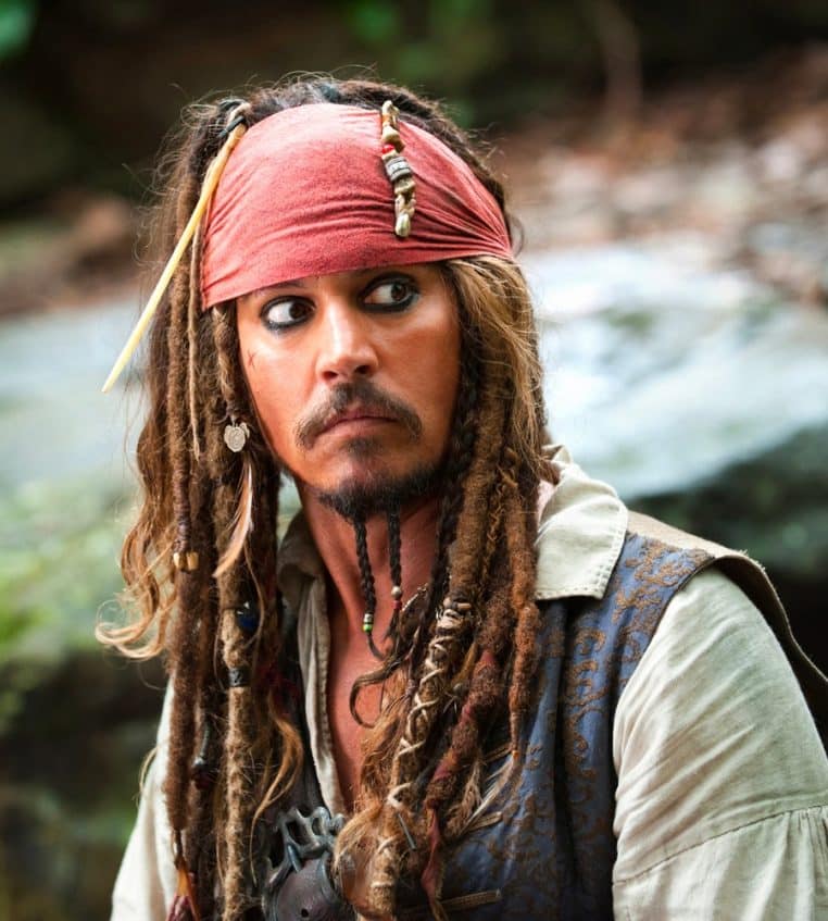 Jack Sparrow dans la saga Pirates des Caraïbes