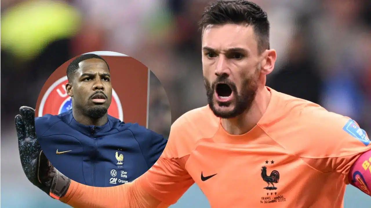 hugo lloris mike maignan gardien football france équipe