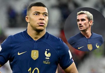 Kylian Mbappé france équipe didier deschamps antoine griezmann football