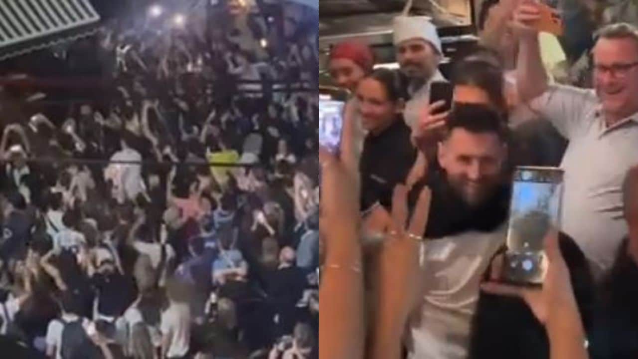 Messi déclenche une émeute devant un restaurant