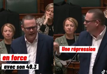 Député Belge contre la répression en France