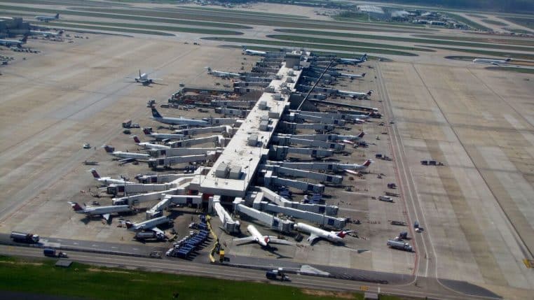 aéroport Hartsfield-Jackson atlanta États-unis 2022 avions